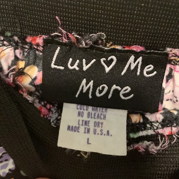 Flowery stretch mini shirt - Picture 2 of 2